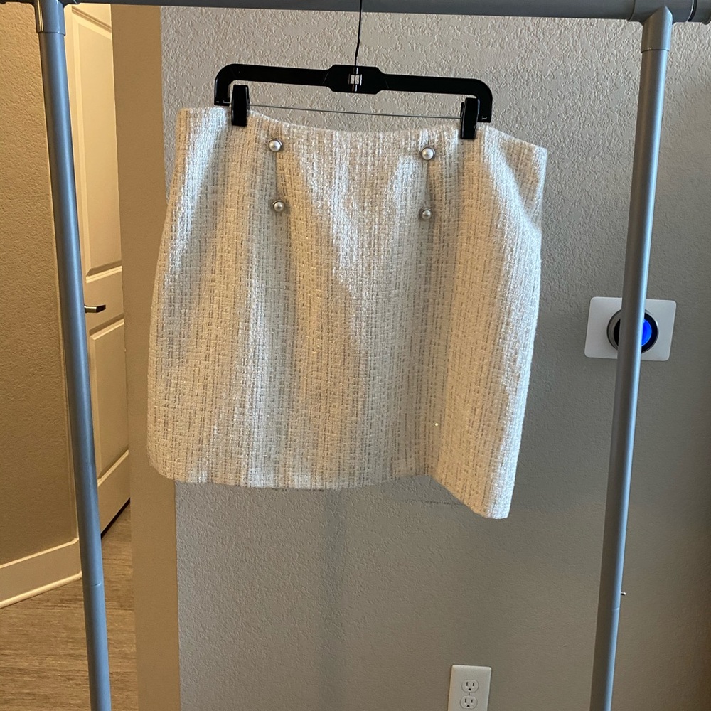 Winter white skirt